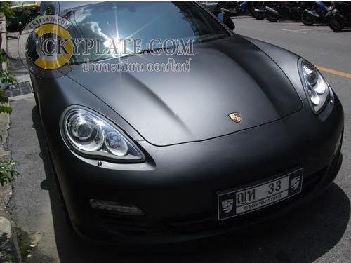 กรอบป้ายกันน้ำปอร์เช่ Porsche