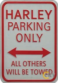 ป้ายที่จอดรถเวสป้า (Harley)