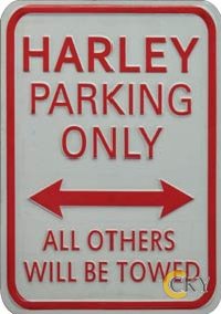 ป้ายที่จอดรถเวสป้า (Harley)